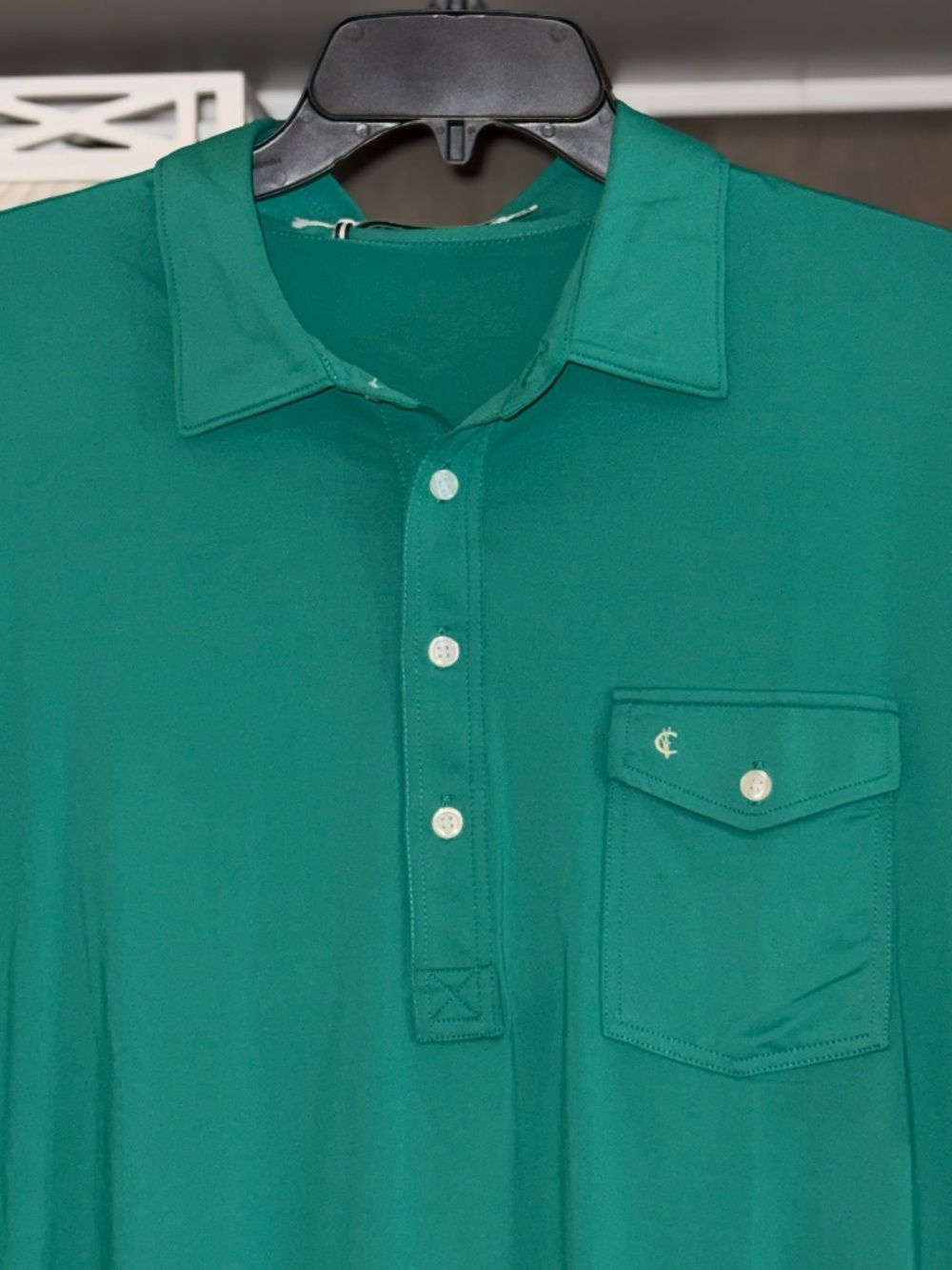 Criquet mens green XXL polo nwt - Picture 3 of 7